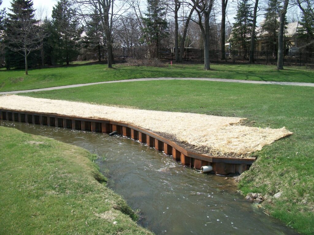 Steel Sea Wall